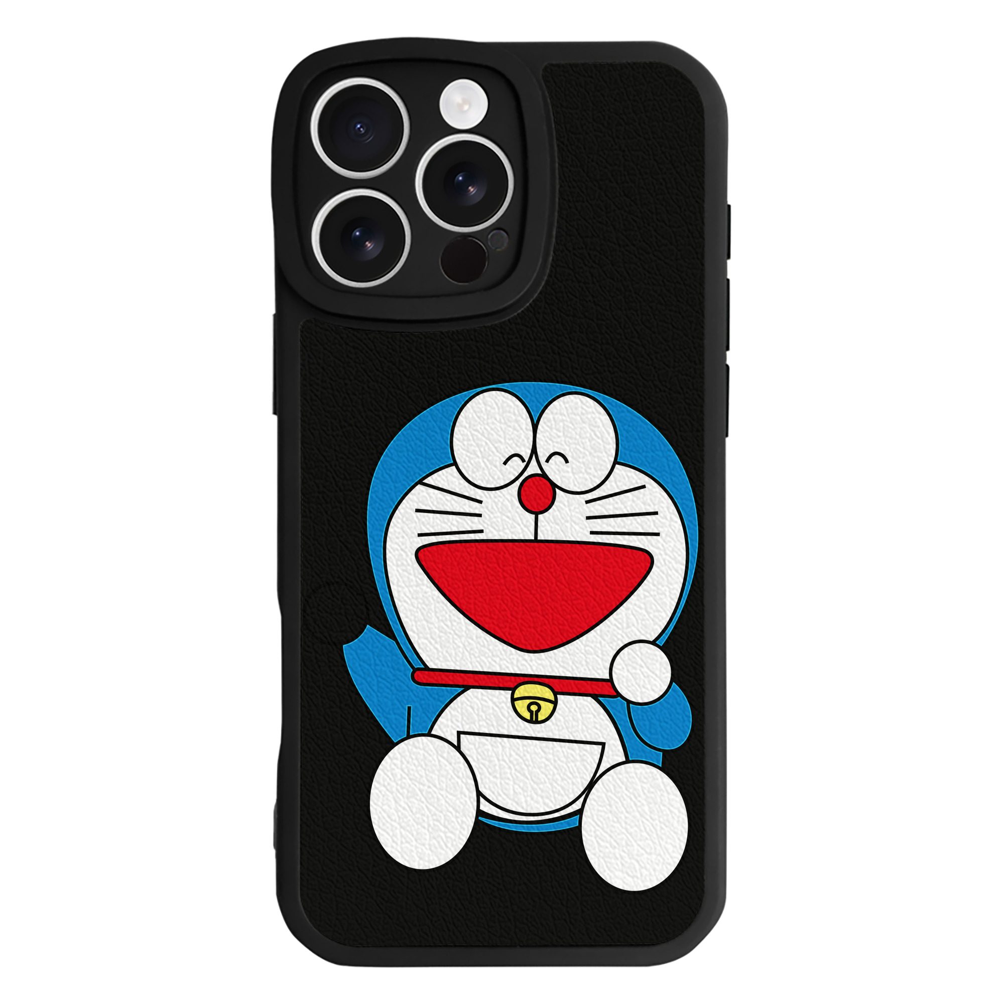 （画像用） ドラえもん Doraemon 【iPhone 16シリーズ対応】シリコンスマホケース（レザー調） 材質：シリコン